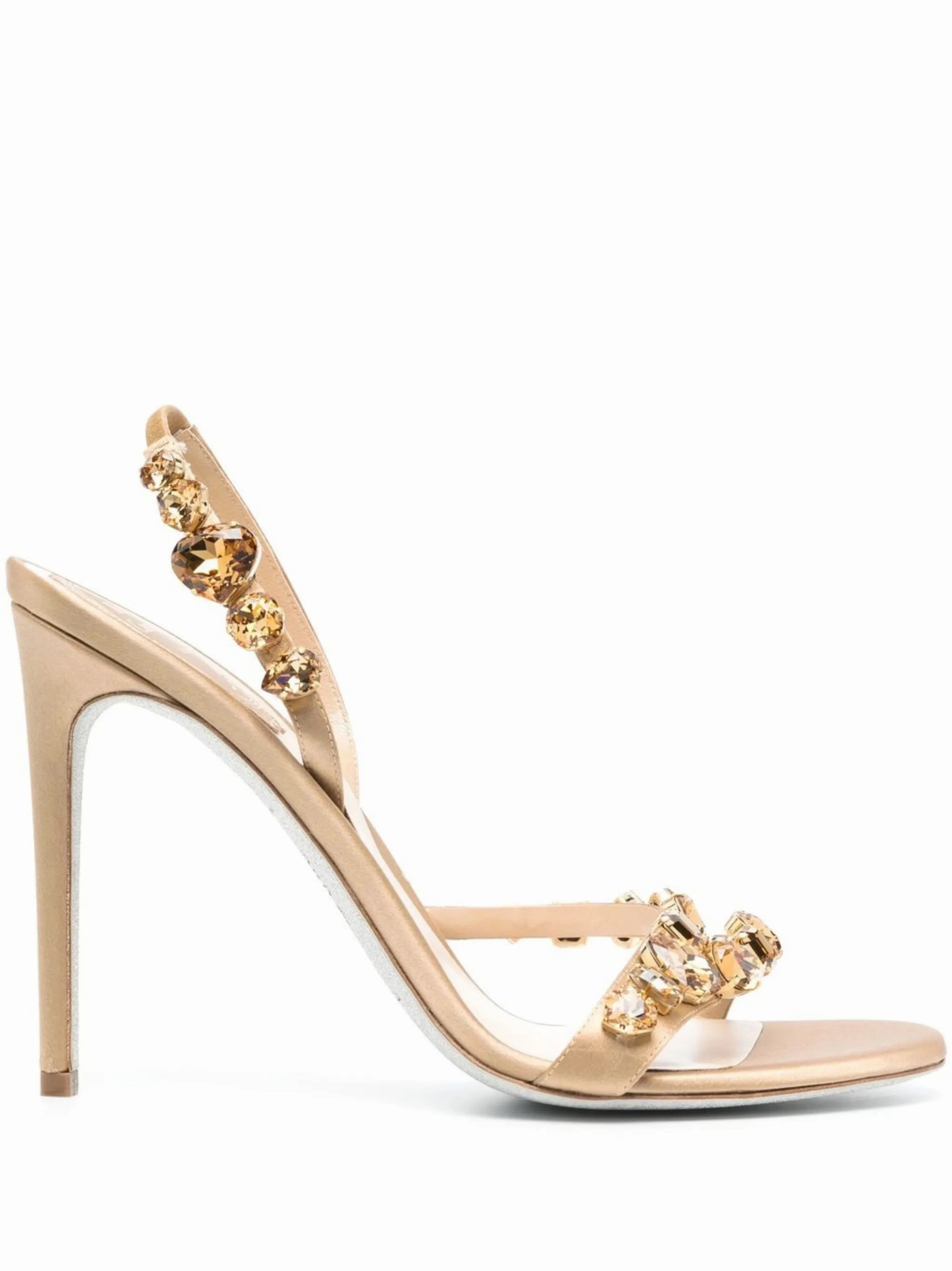 embellished 105mm slingback sandals Discount Sandals