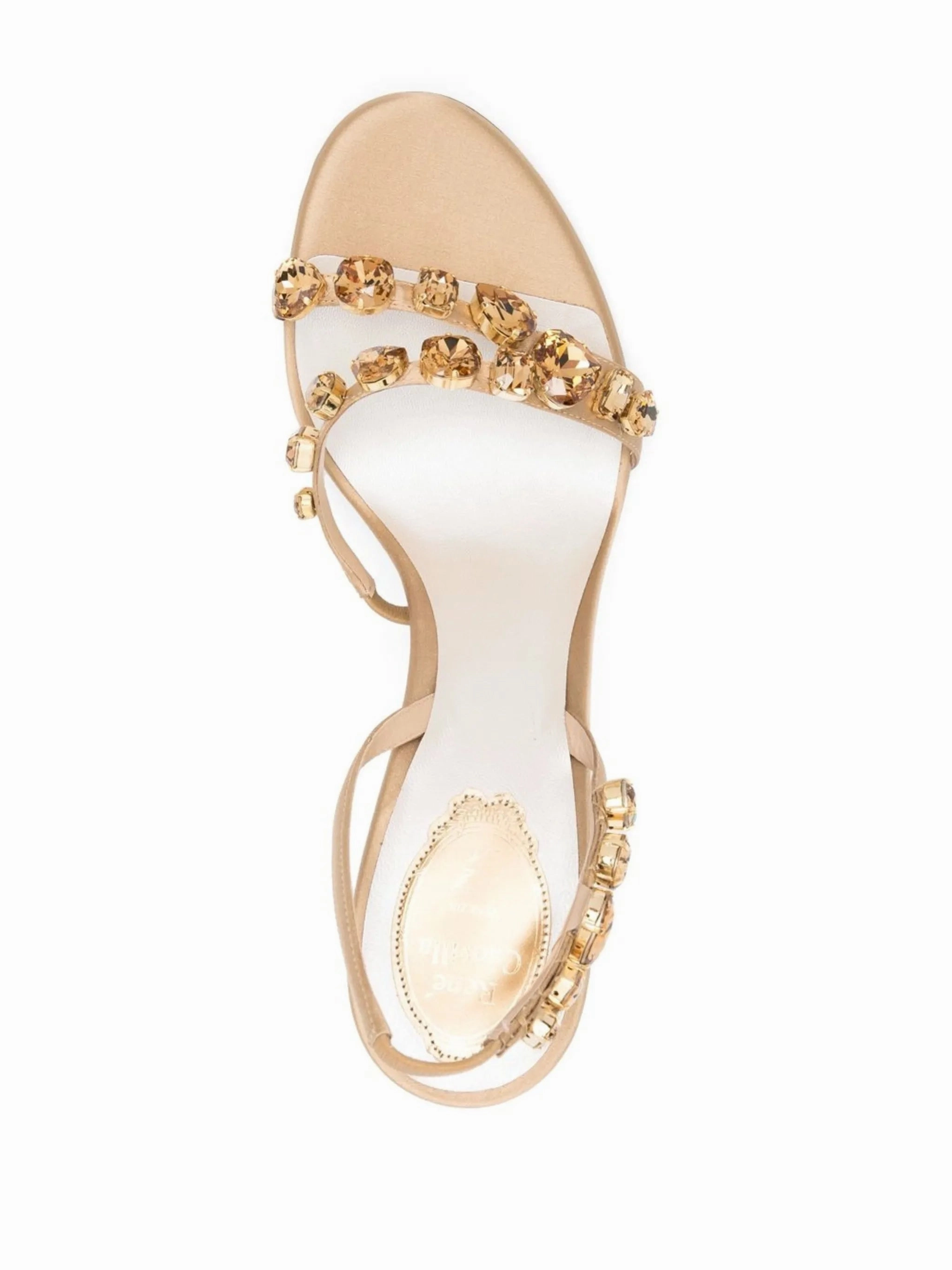 Cork Platform Sandals embellished 105mm slingback sandals