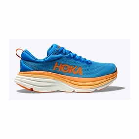 Custom Shoes MEN'S BONDI 8 - D - COASTAL SKY/VIBRANT ORANGE