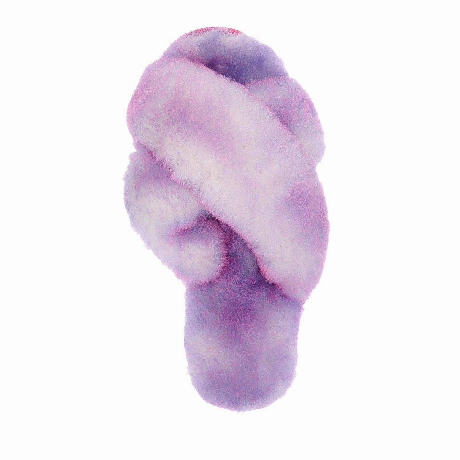 Slippers To Shoes EMU Australia Mayberry Tinge Slippers Girls Deep Pink Sheepskin Slide JOBB1573