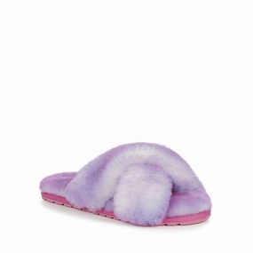 EMU Australia Mayberry Tinge Slippers Girls Deep Pink Sheepskin Slide JOBB1573 North Face Outdoor Slippers