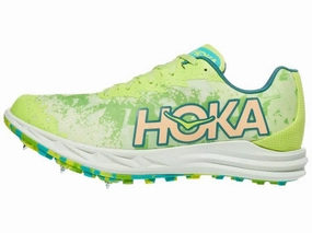 Antideslizantes Hoka | U Crescendo XC | Unisex Spike | Lettuce/Electric Lime