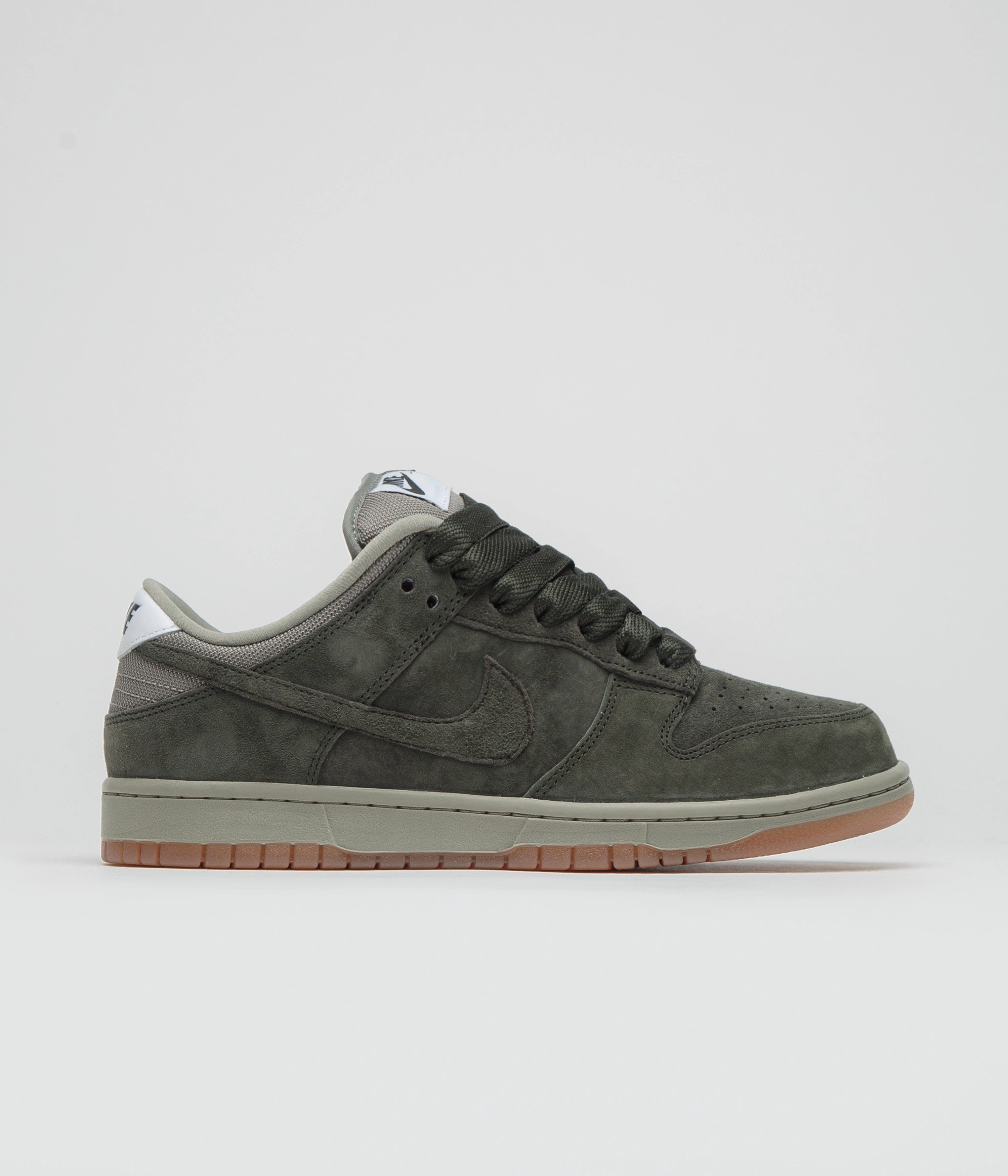 Nike Barefoot Running Shoe Nike SB Dunk Low Pro B Shoes - Sequoia / Sequoia - Light Army - White