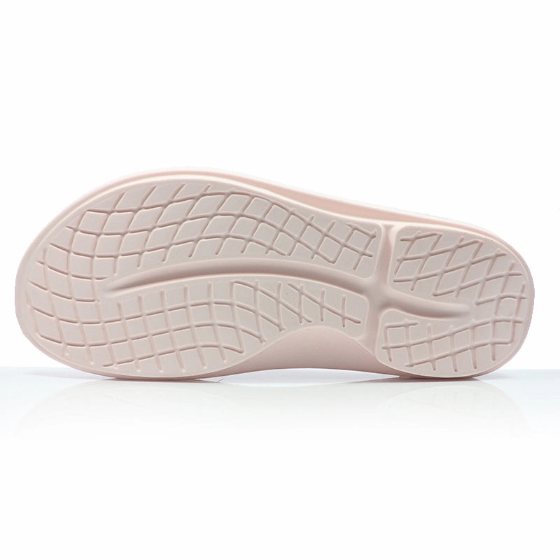 OOfos Women's OOahh Recovery Slide - Blush Running Shoes With Cleats