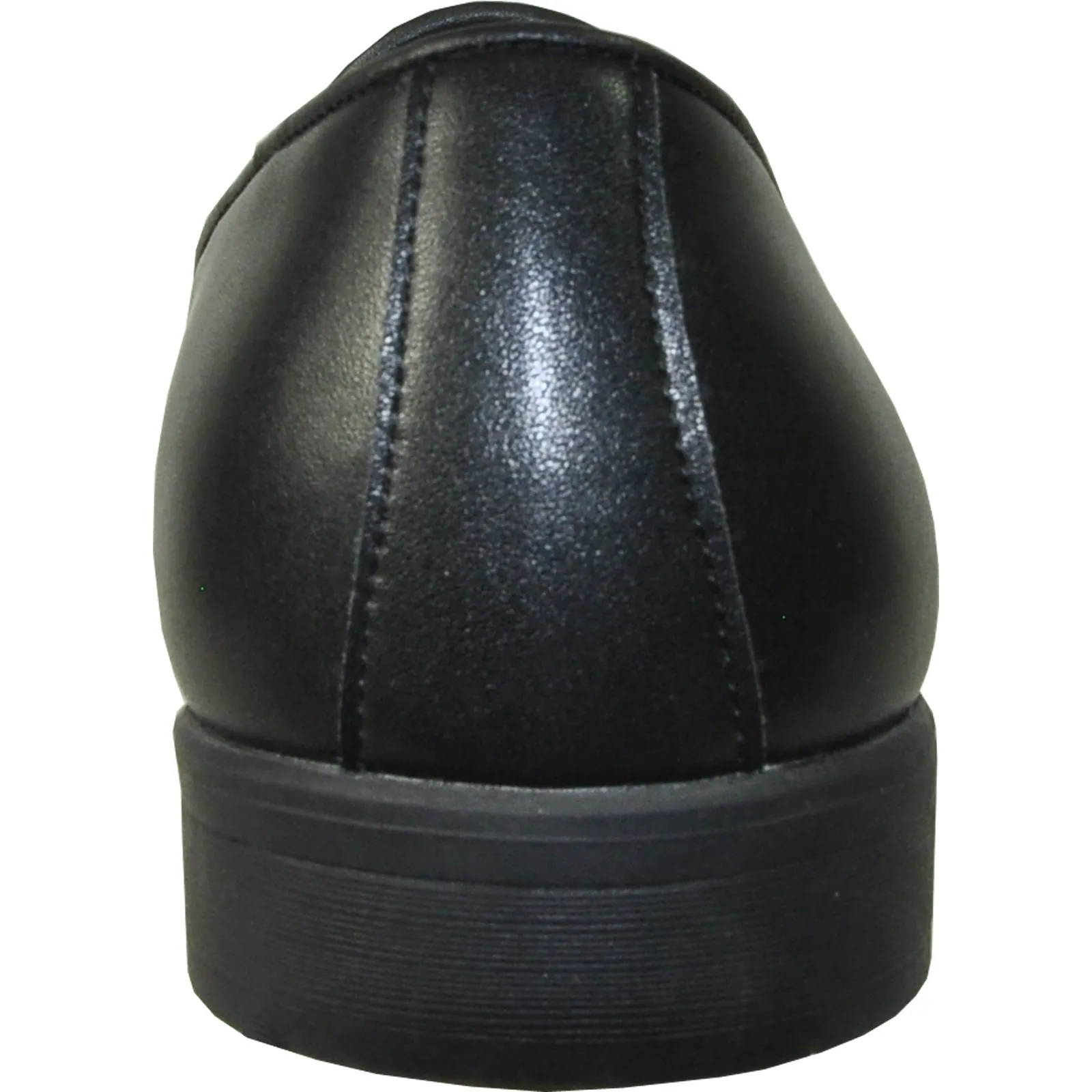 VANGELO Men Dress Shoe VALLO-3 Loafer Formal Tuxedo for Prom & Wedding Black Matte - Wide Width Available - Ortholite Insole 