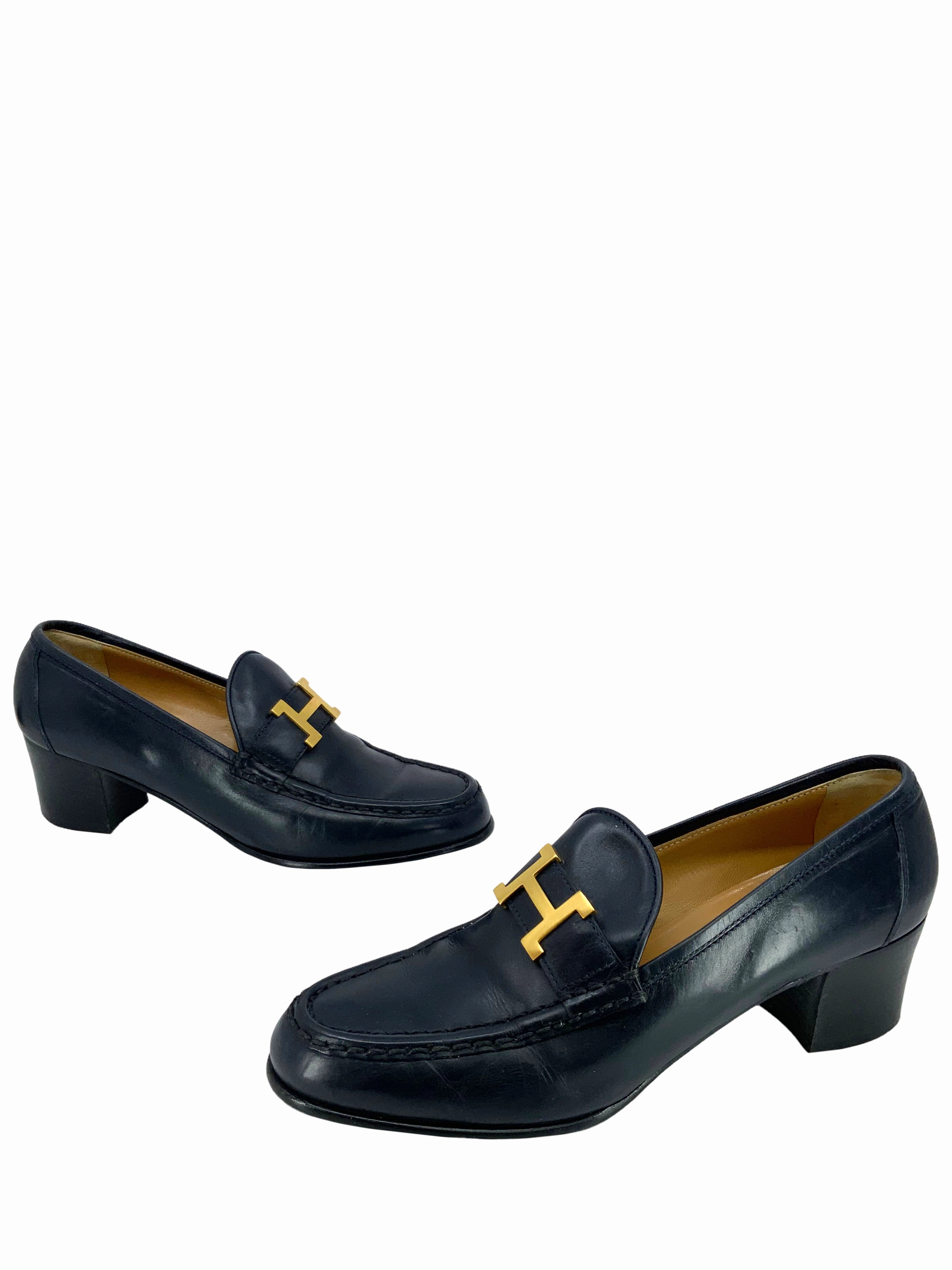 Best Horsebit Loafers Hermes Dauphine Loafer Pumps Size 9