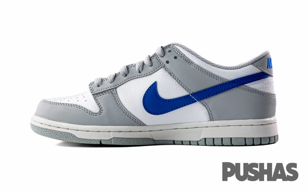 Nike Deion Shoes Dunk Low Mini Swoosh 'Wolf Grey Game Royal' GS (2023)