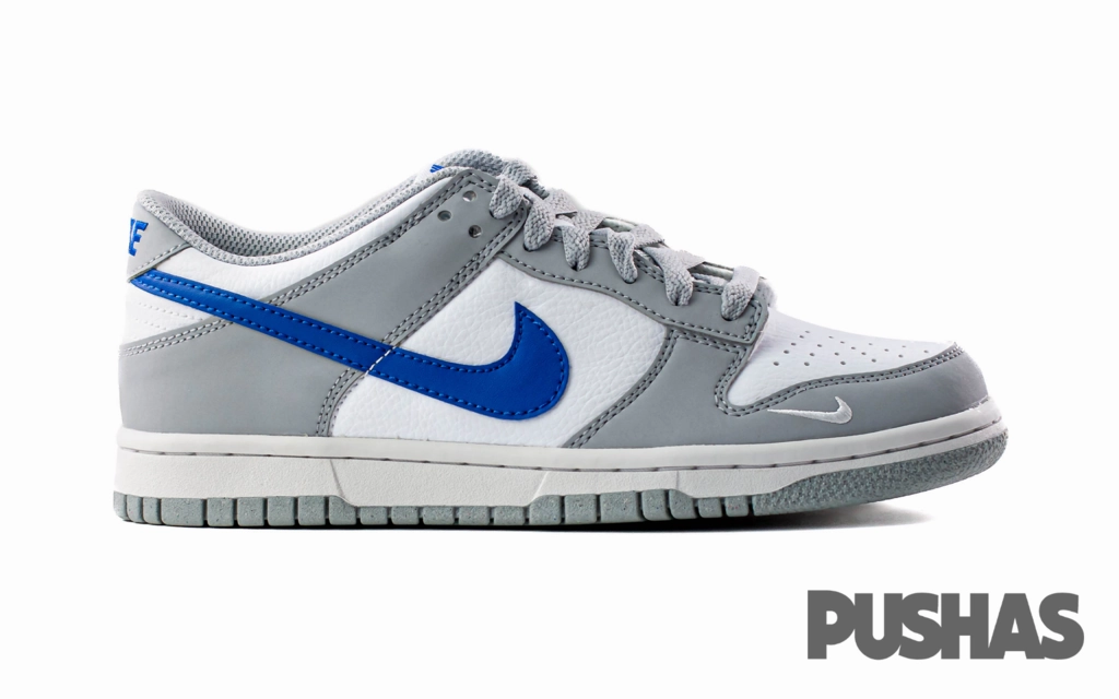 Nike Wrestling Shoes Freeks Dunk Low Mini Swoosh 'Wolf Grey Game Royal' GS (2023)