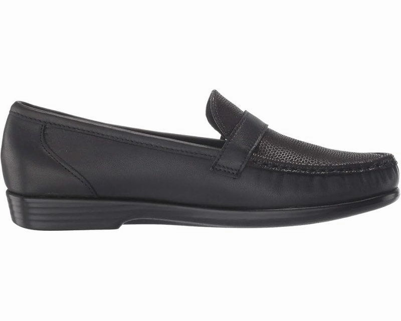 Duke And Dexter Loafers SAS Women's Lara Slip On Loafer - Black Marsh