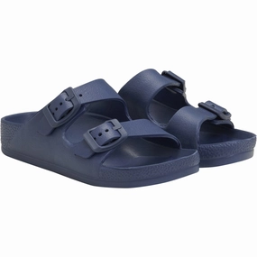 Color Kids Vintage Indigo Sandals W. Buckles Summer Sandals 2024