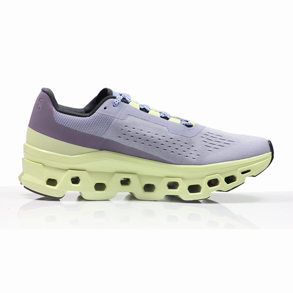 On Cloudrunner Running Shoes On CloudMonster Women's Running Shoe - Nimbus/Hay