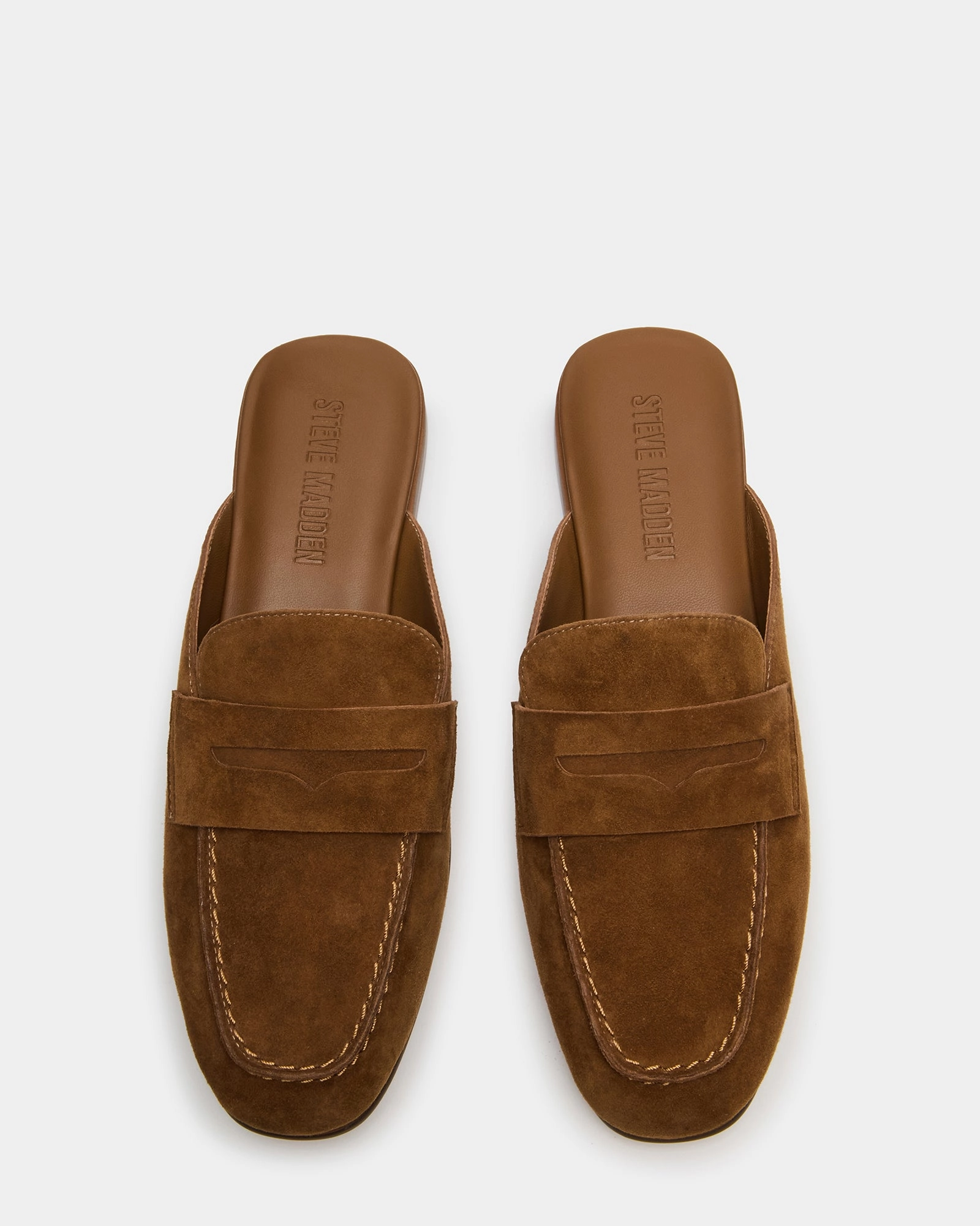 CALEB CAMEL SUEDE Penny Loafers Wide Width