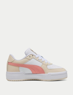 Puma High End Shoes CA Pro Classic II Sneakers - White/Alpine Snow/Pink Fruit