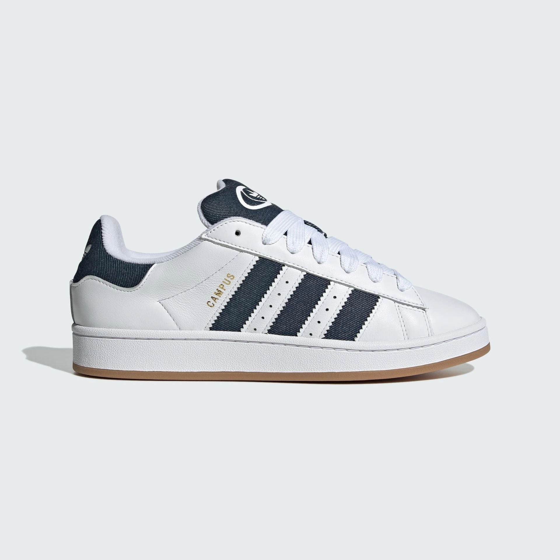 CAMPUS 00S SHOES - Cloud White / Night Indigo / Gold Metallic Adidas Purple Shoes