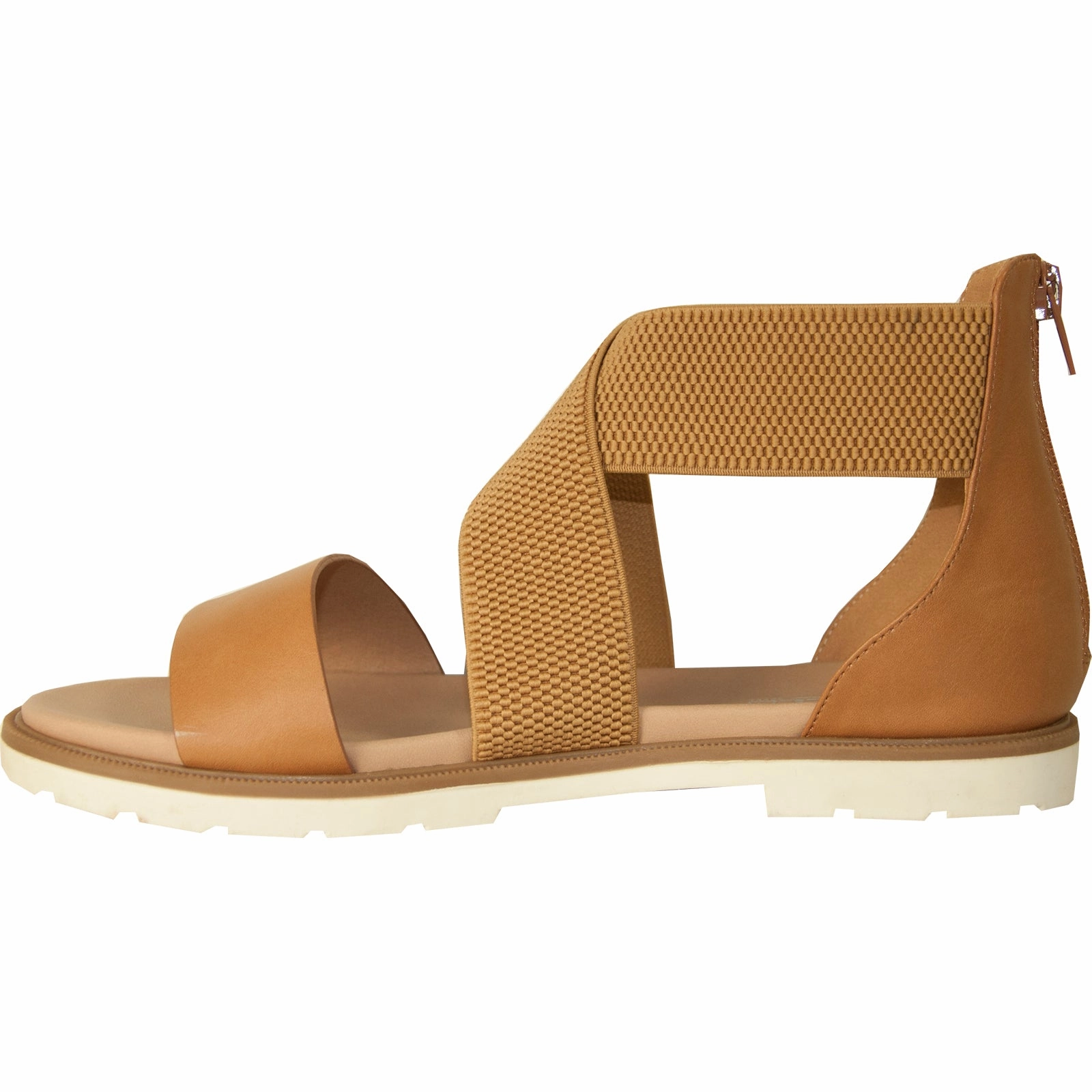 Bunny Flats Shoes VANGELO Women Sandal LONDON Flat Sandal Tan