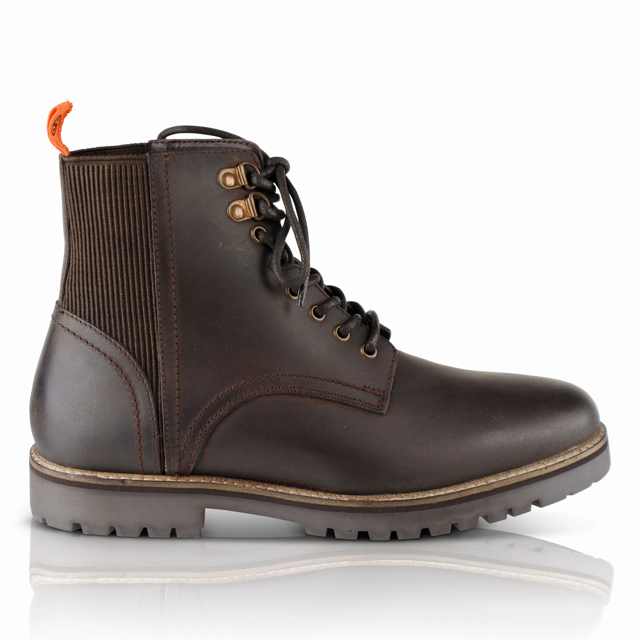 Manchester Leather Hiker Boots - Brown Kinky Boots Musical