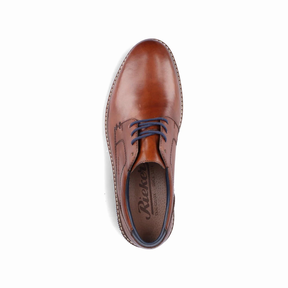 Dress Shoes For Arthritic Feet RIEKER MEN'S 14402-24 OXFORD - PEANUT BROWN