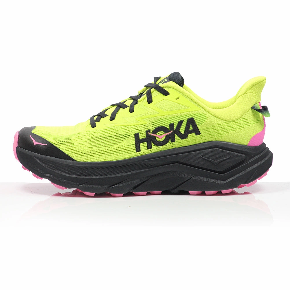 Hoka One One Challenger 8 Men's Trail Shoe - Neon Hoka Citrus/Black Indiana