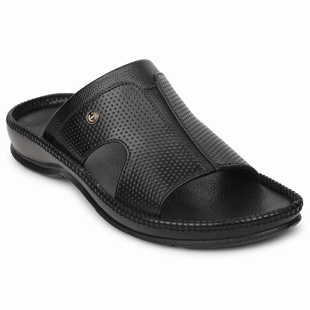Healers Black Casual Slipper For Men CSS-24 By Liberty Unicorn Slides