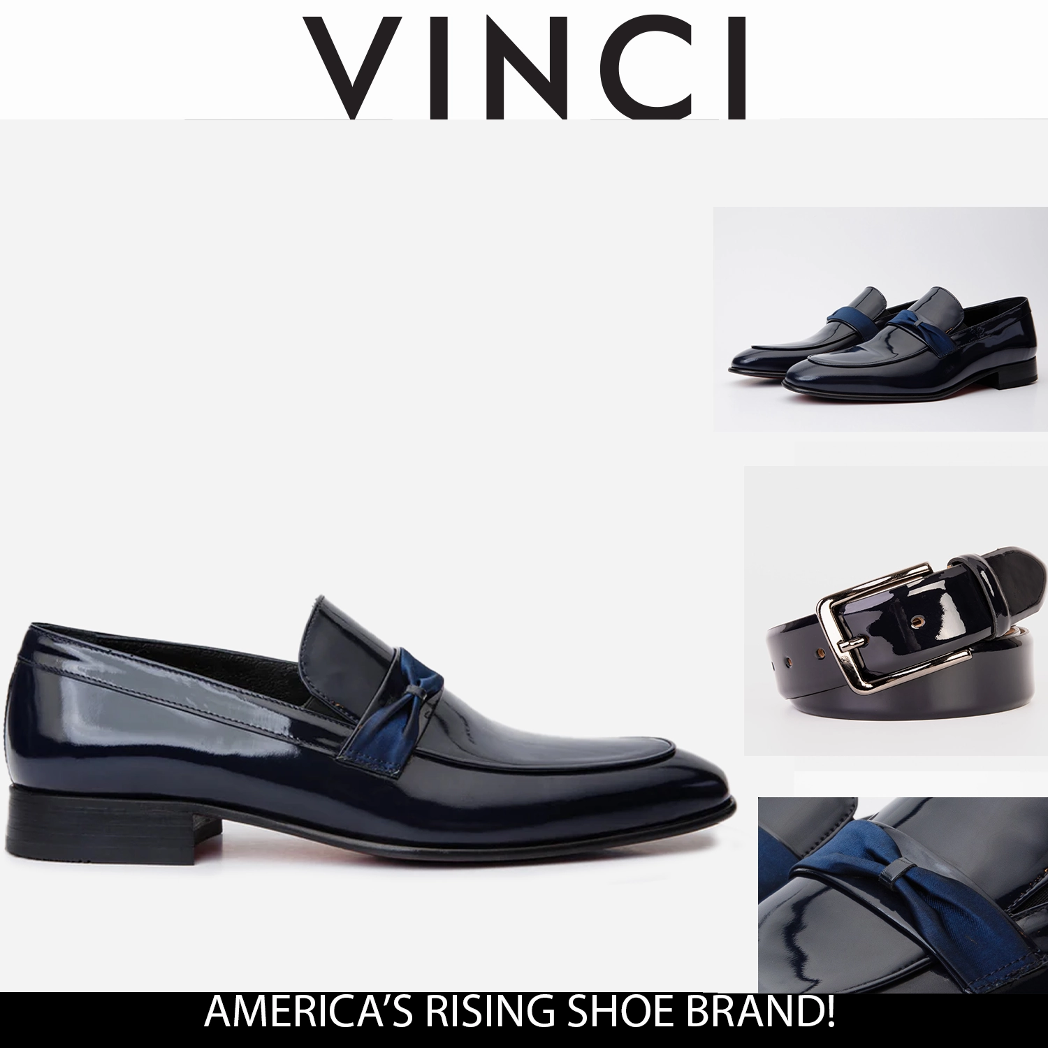 The Dodoma Navy Patent Leather Loafer Men Shoe Best Shoes To Wear With Dresses