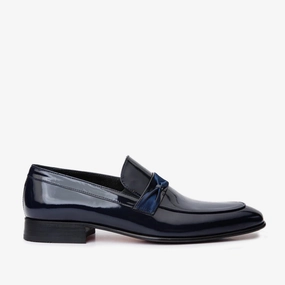 Army Dress Shoes Regulation The Dodoma Navy Patent Leather Loafer Men Shoe