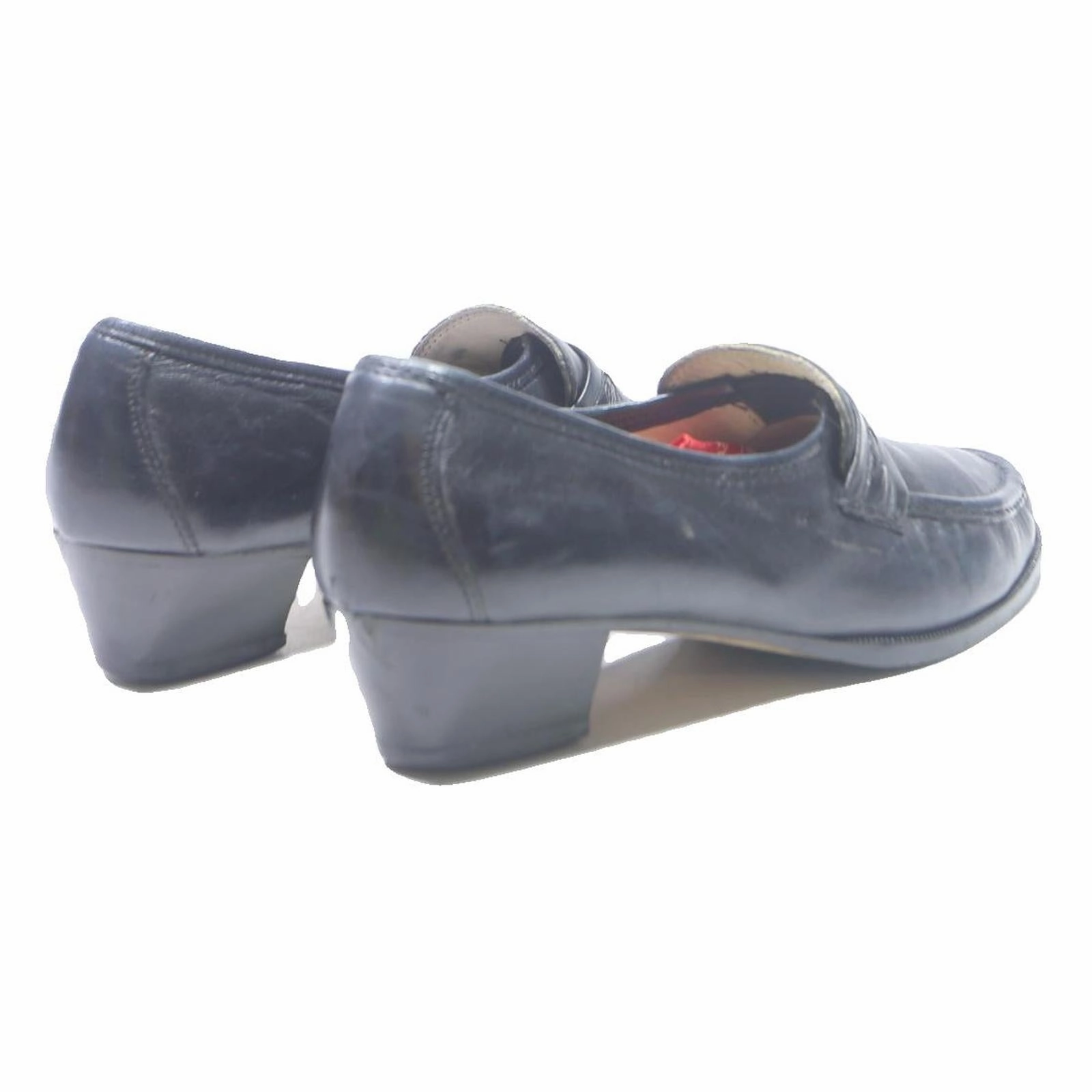 Loafers Dupe BALLY Womens Classic Loafer Leather Black UK 6 Elegant Formal Comfort