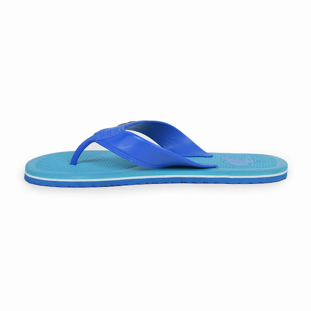 A-HA Casual Sky Blue Flip-Flops For Men HARRISON By Liberty Spanish For Slippers