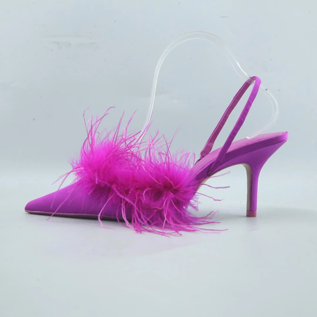 ZARA. . Striped High Heels