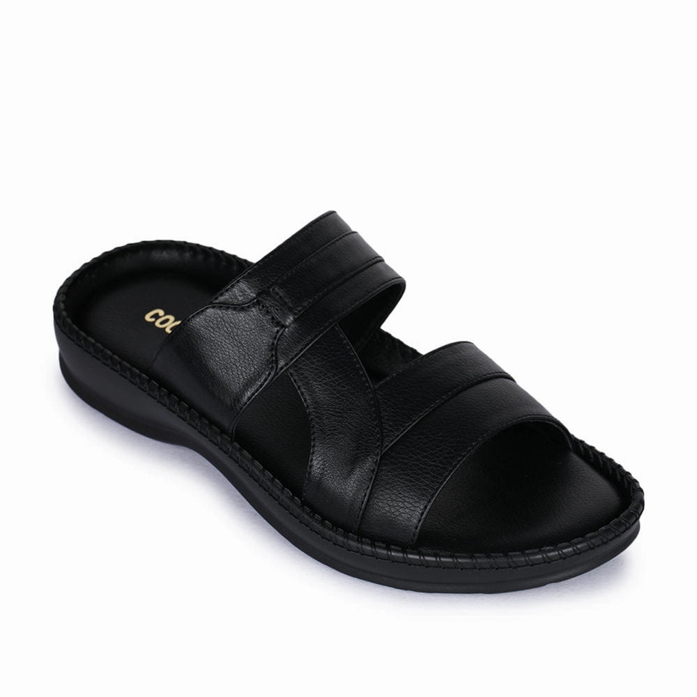 Bubbles Slides Coolers Casual (Black) Slippers For Men K2-01 By Liberty
