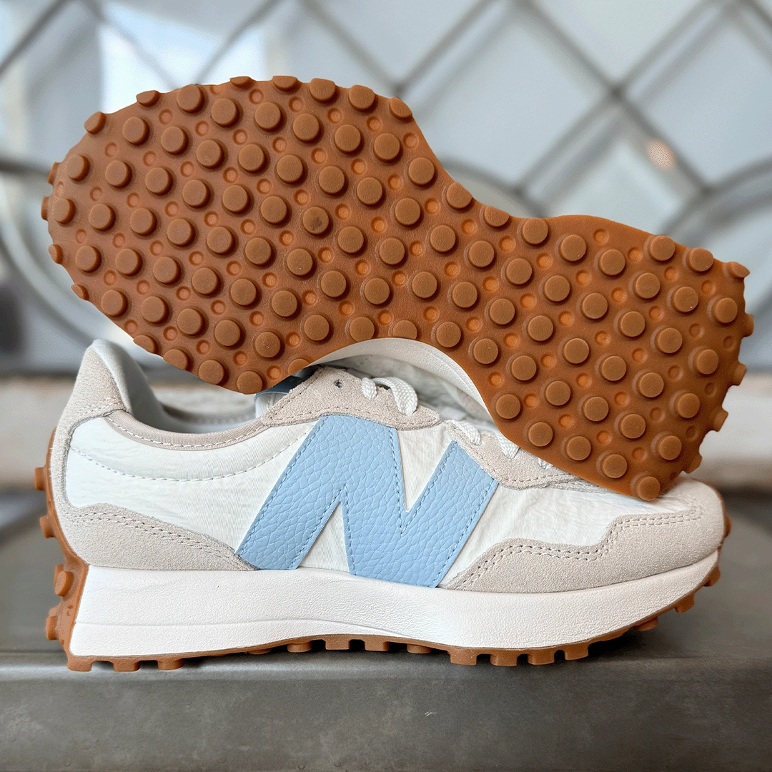 Spiderman Sneakers New Balance 327 Timberwolf Light Chrome Blue Women's