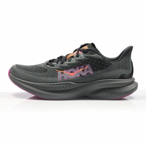 Most Plush Hoka One One Mach 6 Women's Running Shoe - Black/Fuchsia