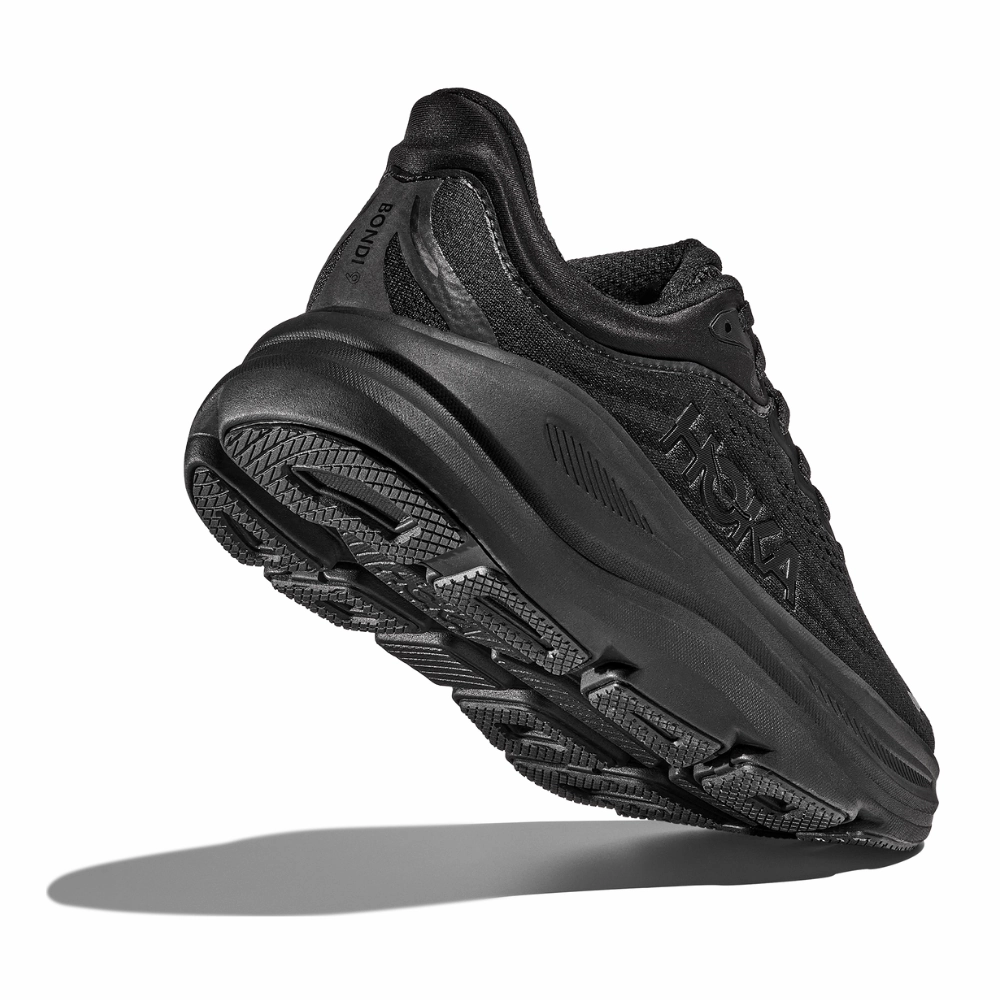 Sacramento Hoka Bondi 9 Black/Black Running Shoe (Women's)