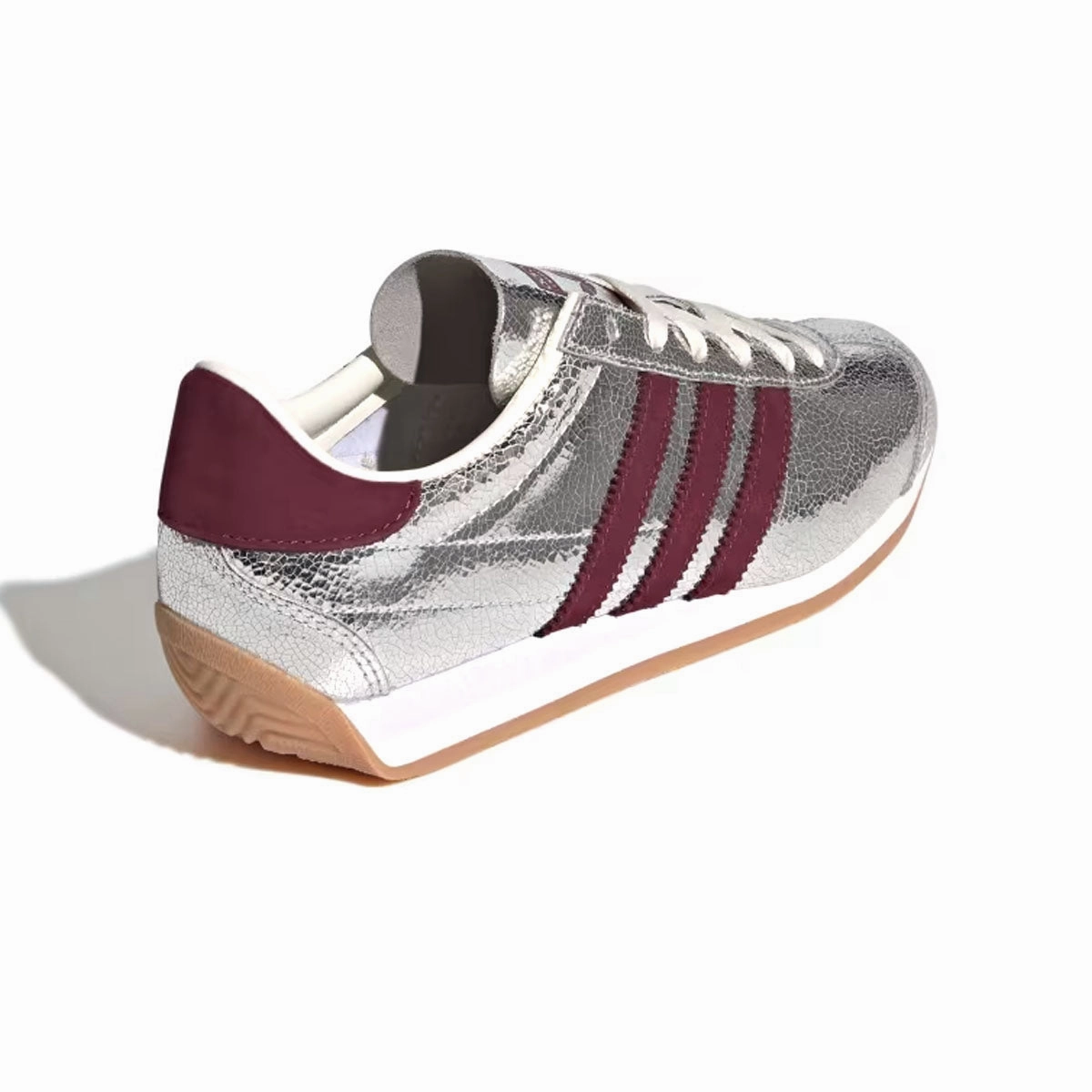 Adidas Wing Shoes Jeremy Scott Wmns Country OG 'Silver Metallic Maroon'