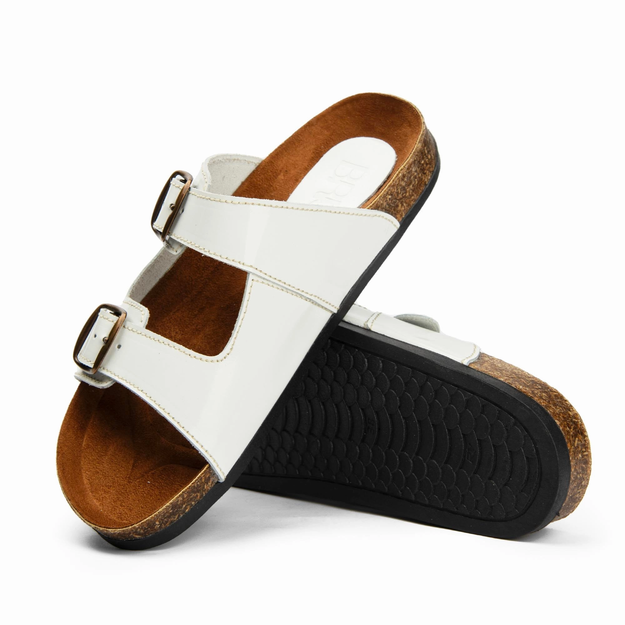 Dorothy Costume Slippers Arizona White Natural Leather Slippers