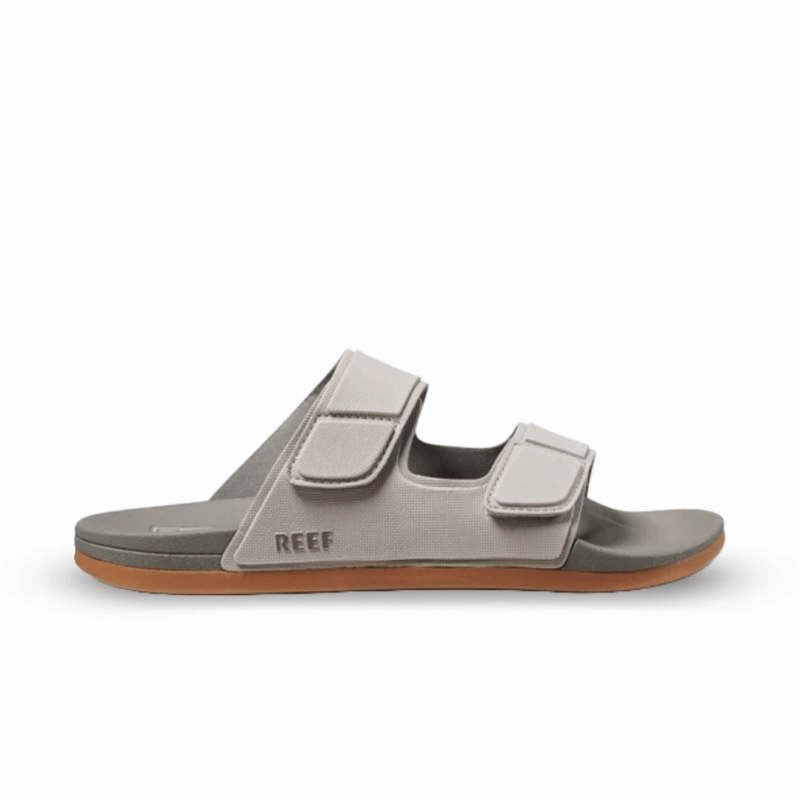Reef Men's Cushion Tradewind - Dove/Tobacco Metallic Sandals