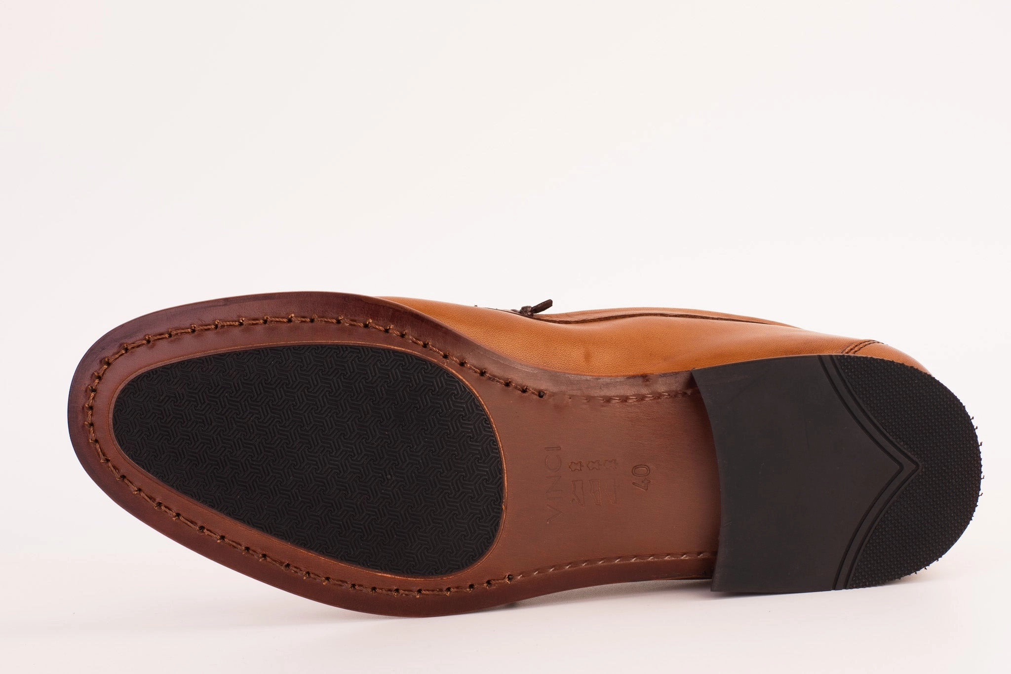 The Eregli Tan Leather Penny Loafer Men Shoe Sofft Dress Shoes