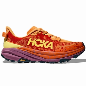 Best Shoes Men's Hoka Speedgoat 6, Sherbet/Beet Root, 12.5 D Medium