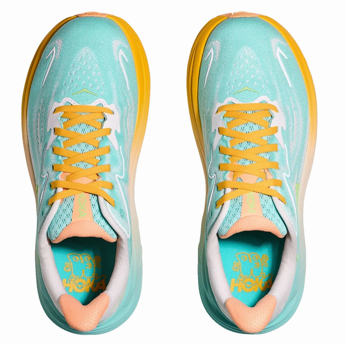 Hoka Clifton 10 Running Shoes - Mens - Blue Spark/White Shoes Speedgoat 6