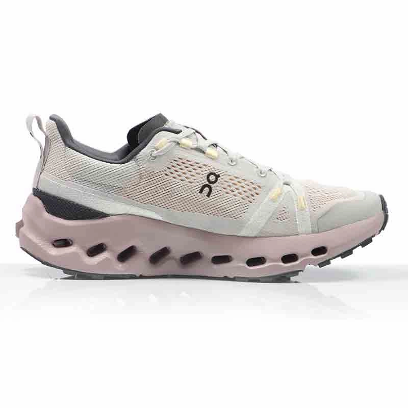 On Cloudsurfer Trail Women's Trail Shoe - Silver/Mauve Zoom Vomero Running Shoes