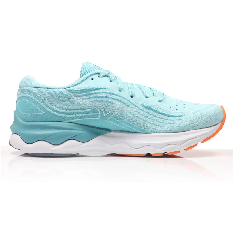 Mizuno Wave Skyrise 4 Women's Running Shoe - Antigua Sand/White/Light Orange Running Shoes Ariel
