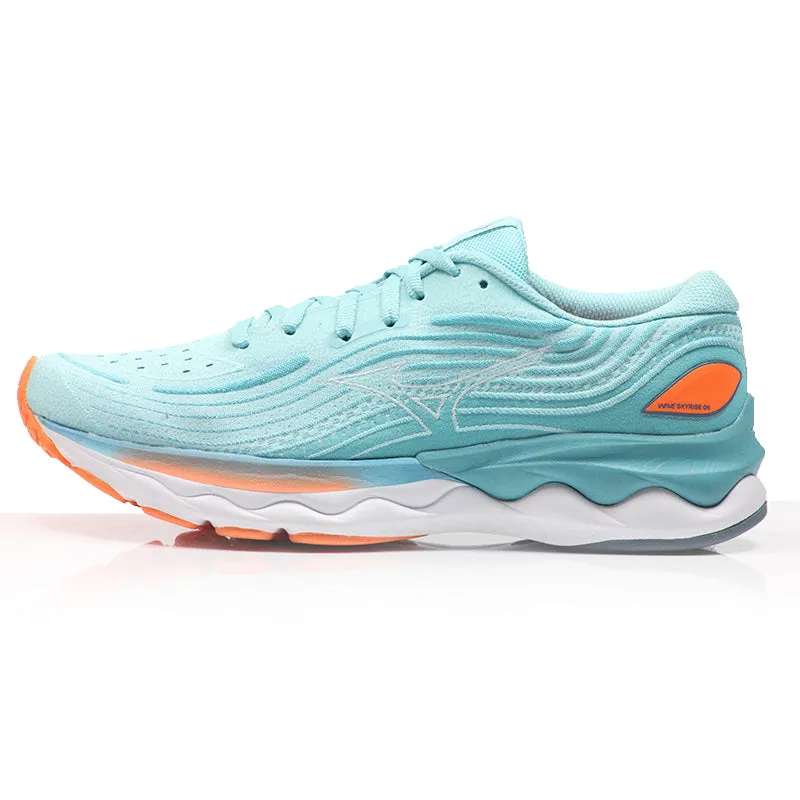 Mizuno Wave Skyrise 4 Women's Running Shoe - Antigua Sand/White/Light Orange Invincible 3 Running Shoes