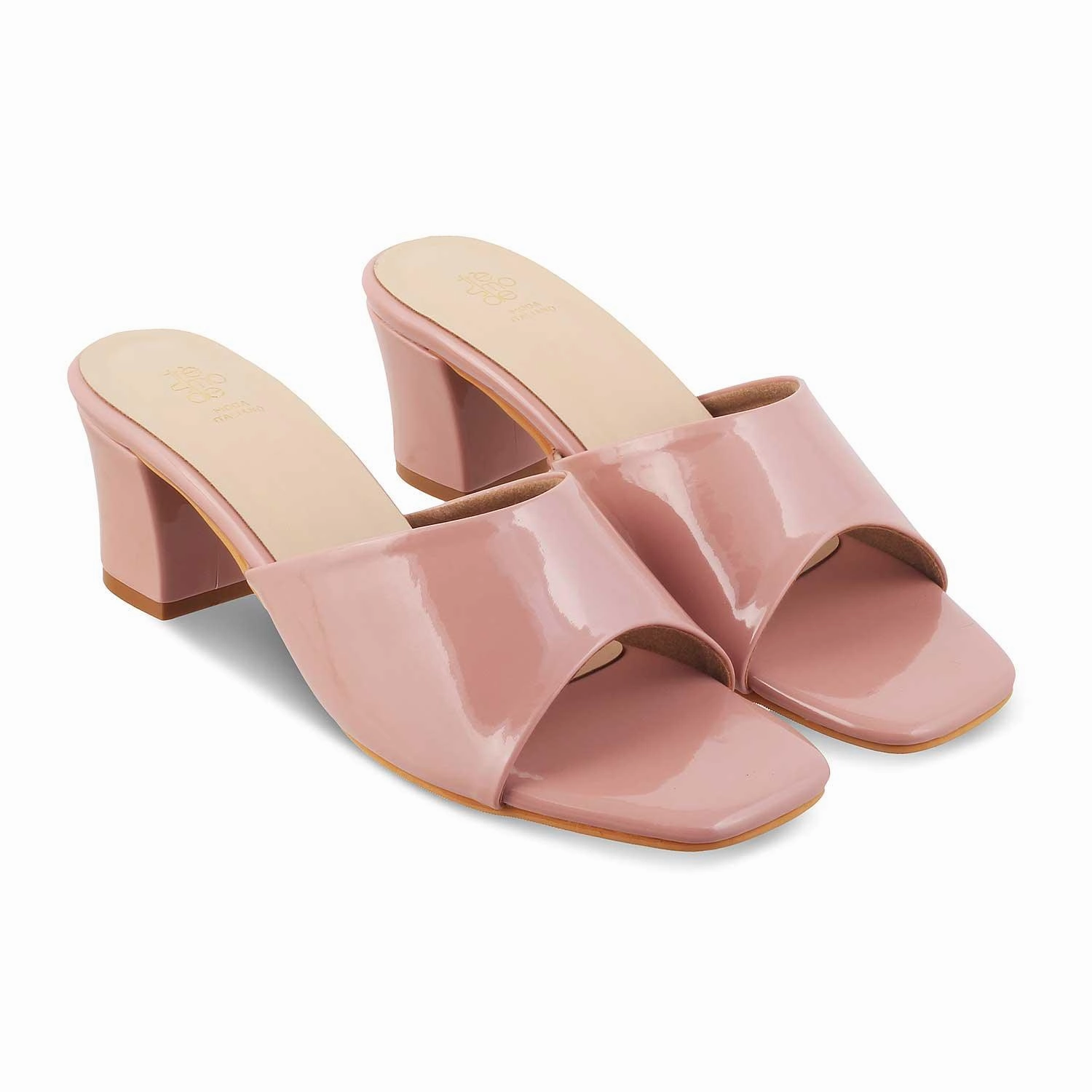 The Laguna Pink Women's Dress Block Heel Sandals Tresmode Thong Sandals Shoes