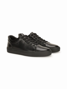 Endrick Premium Leather Lace Up Sneakers Zegna Stitch Sneakers
