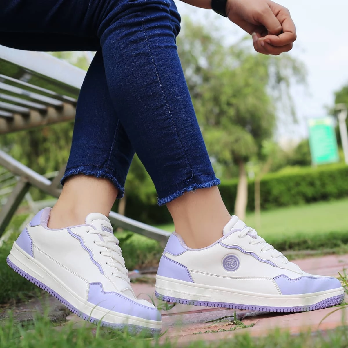 Bacca Bucci INFINITY Low Top Flat Sole Fashion Women's Sneakers Handbag Flat Shoes