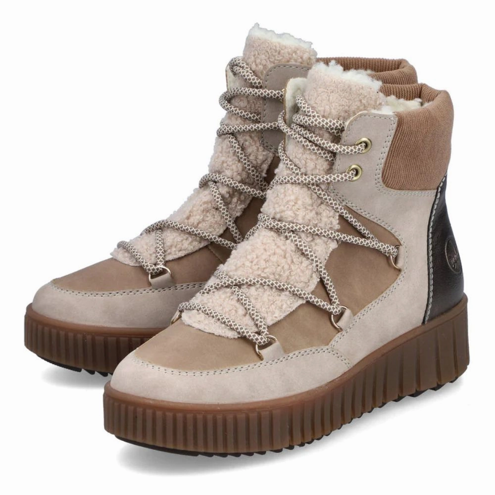 Rieker Trudie 20 Champignon/Camel Winter Boot (Women's) Puss In Boots Actor