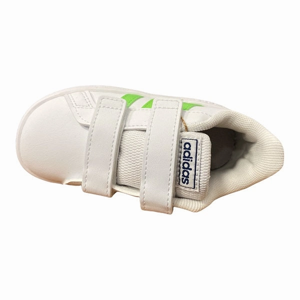 Adidas sneakers da bambino Grand Court CF I GX5750 white-green Gel Inserts For Sneakers