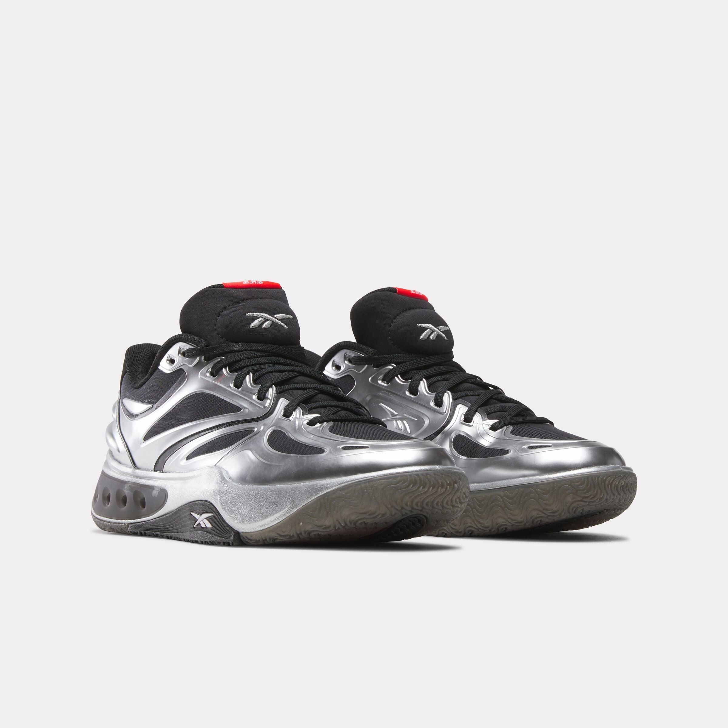 Engine A Black/Silver/White Sticky Stuff Basketball Shoes