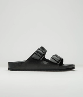Birkenstock Arizona EVA Sandals - Black Ruched Sandals