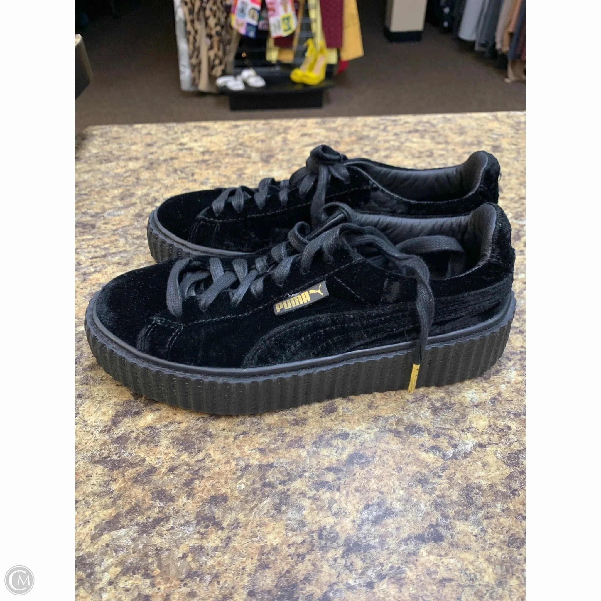 Shoes Sneakers By Puma In Black, Size: 6.5 Puma Shoes Soccer 2015