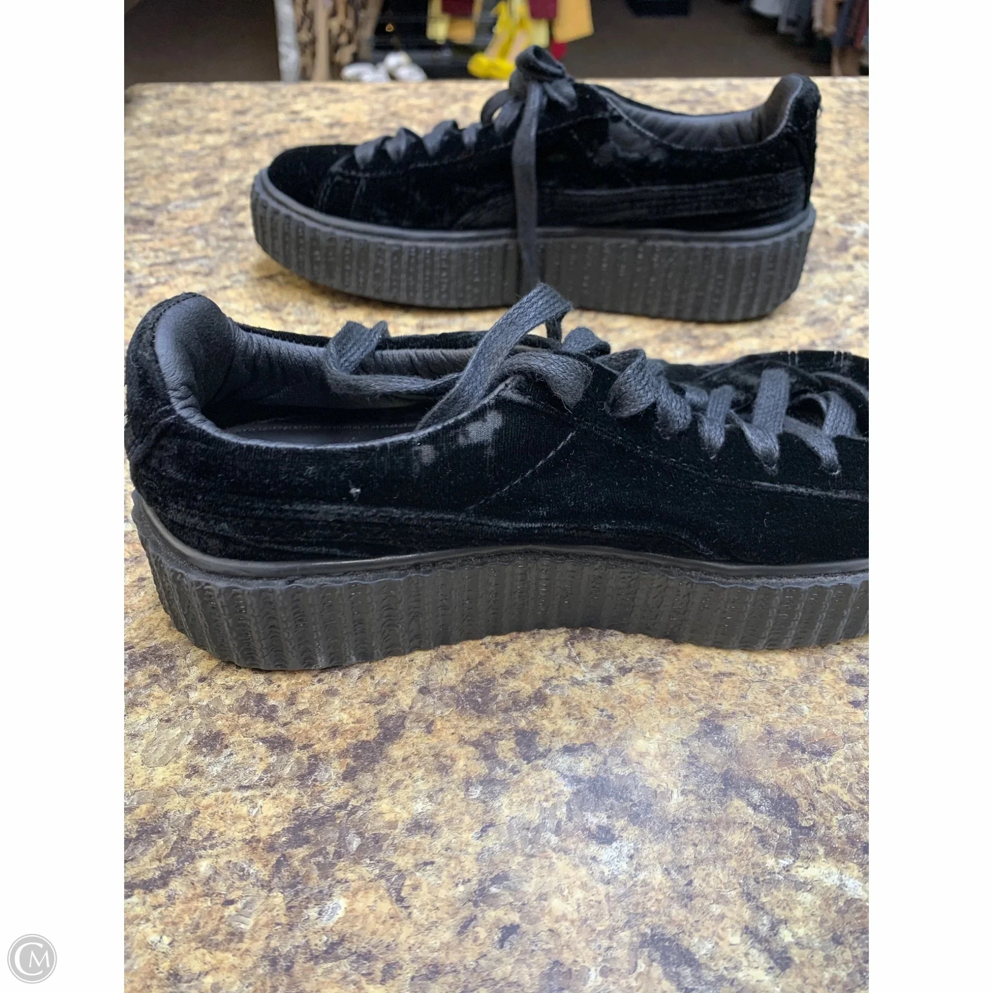 New Puma Shoes Platform Shoes Sneakers By Puma In Black, Size: 6.5